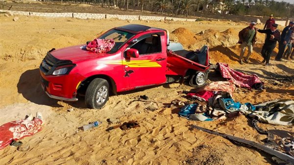 حادث إنقلاب سيارة