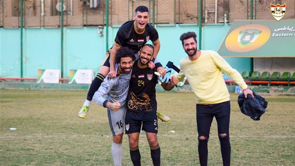 فرحة لاعبي الانتاج