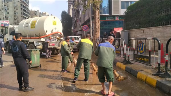 انفجار ماسورة مياه