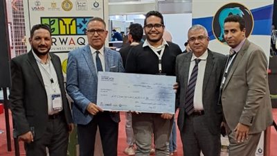 تمثيل مشرف لحاضنة رواق جامعة الأزهر بمعرض القاهرة الدولي للتكنولوجيا
