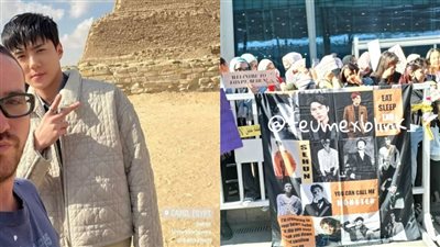 استقبله جمهوره بالصراخ.. من هو المغني الكوري سيهون المشارك في عرض DIOR؟