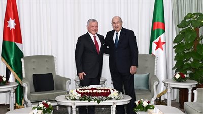 الرئيس الجزائري وملك الأردن يعقدان جلسة مباحثات ثنائية في الجزائر