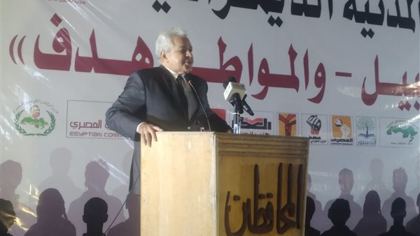 حمدين صباحي خلال