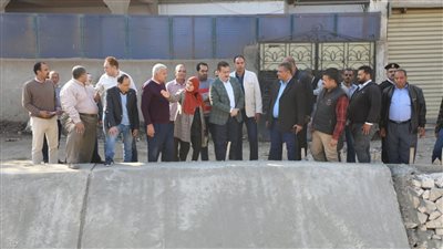 محافظ المنوفية: تنفيذ 55 مشروع تبطين جديد في أشمون
