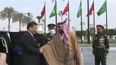 محمد بن سلمان يستقبل الرئيس الصيني بالديوان الملكي