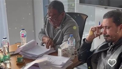 بعد غياب.. أول ظهور لـ أحمد عيد أثناء التحضير لمسلسل عملة نادرة رمضان 2023