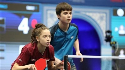 هنا جودة تحصد ذهبية الزوجي المختلط في بطولة العالم للناشئين