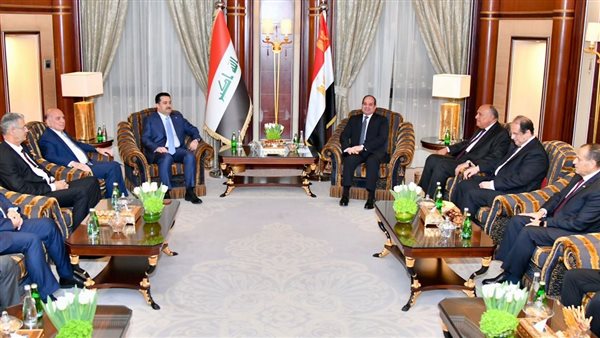 السيسي خلال لقائه