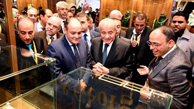 وزيرا التموين والصناعة يفتتحان النسخة الثانية من المعرض الدولي للذهب والمجوهرات نبيو