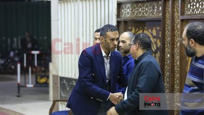 محمود المملوك يؤدي واجب العزاء في الراحل محمد أبو الغيط 