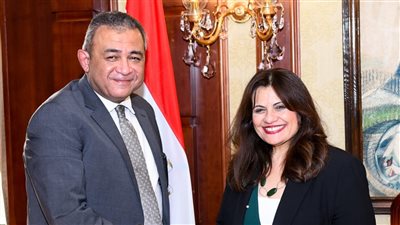 وزيرة الهجرة تستقبل القنصل العام الجديد بفرانكفورت لبحث التعاون لخدمة الجالية المصرية بألمانيا