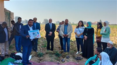 وفد من الوكالة الأمريكية للتنمية الدولية يزور قرى مركزي بدر وأبو المطامير بالبحيرة