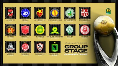 مجموعات دوري أبطال إفريقيا.. الأهلي يواجه صن داونز والزمالك أمام الترجي 