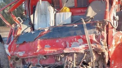 تفاصيل مصرع وإصابة 5 أشخاص في تصادم سيارتين بالبحيرة | بث مباشر 