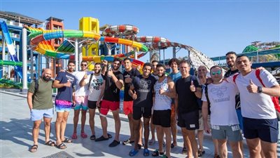 يوم ترفيهي للاعبي منتخب اليد أثناء معسكرهم بالغردقة | صور