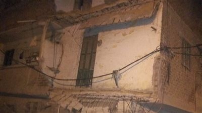 ندب لجنة هندسية لفحص انهيار أجزاء من عقار بشرق الإسكندرية