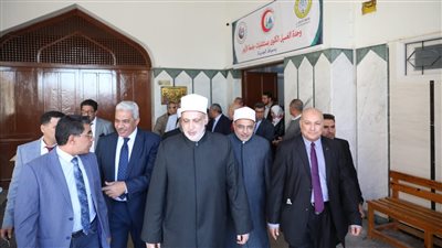 للعلاج بالمجان.. وكيل الأزهر ورئيس الجامعة يفتتحان وحدة غسيل كلوي بدمياط 