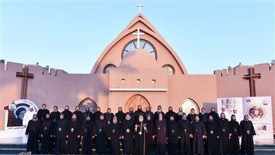 البابا تواضروس الثاني يلتقي بمَجْمع رهبان دير القديس يِحْنس القصير بالعلمين