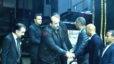 أحمد الدريني وحمدين صباحي يؤديان واجب العزاء في والدة الكاتب الصحفي محمود المملوك