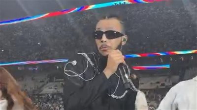 ابننا وصل العالمية.. كيف تفاعل الجمهور مع غناء ويجز عز العرب في حفل ختام كأس العالم؟