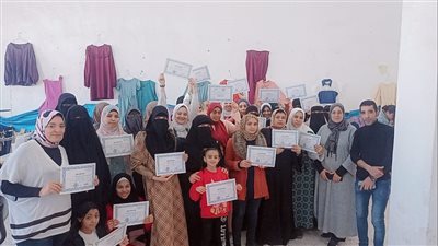 القوى العاملة: ختام برنامج تدريبي على مهنة التفصيل والحياكة لـ 29 فتاة بمطروح