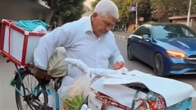 من شيف بالكويت لـ بائع ساندوتشات بشوارع الزمالك.. أبو أحمد يسرح بـ العجلة للفجر ليصرف على أولاده الـ6
