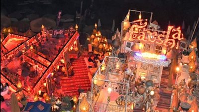 بعد شهر من تعرضه لحريق.. محافظ جنوب سيناء يشهد افتتاح كافيه فرشة بشرم الشيخ 