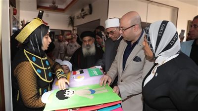 غنيم يفتتح معرض الوسائل التعليمية لرياض الأطفال بمنطقة بني سويف الأزهرية| صور 