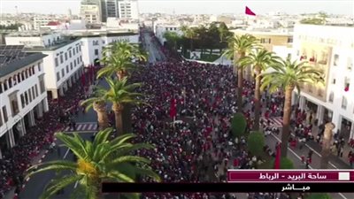 استقبال حافل لبعثة منتخب المغرب في الرباط بعد المشاركة التاريخية بكأس العالم | فيديو