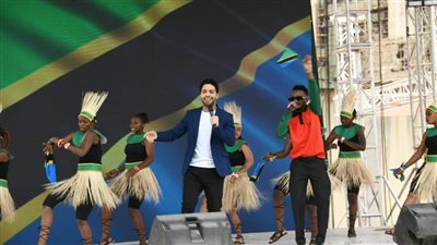  بحضور الفنان أحمد جمال.. مصر تشارك الشعب التنزاني احتفاله بدء الملء الأول لخزان جوليوس نيريري 