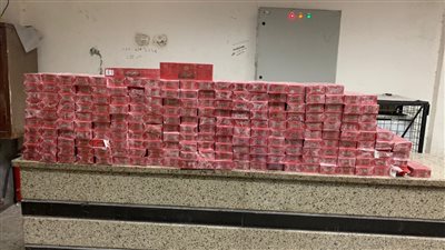 جمارك بورسعيد تضبط محاولة تهريب كمية من السجائر الأجنبية غير خالصة الضرائب والرسوم