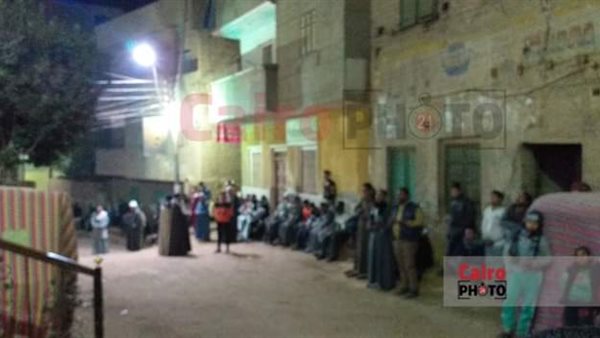 أثناء تشييع الجنازة