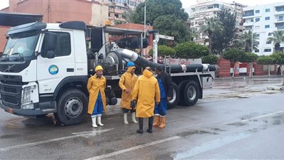 مياه القناة: انتشار سيارات شفط المياه بالسويس والإسماعيلية وبورسعيد