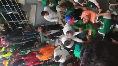 تحسن في حالة مشجع نادي الاتحاد السكندري المصاب في انهيار مدرج صالة حسن مصطفى