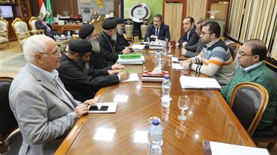 محافظ المنوفية يناقش اشتراطات الحماية المدنية لتأمين الكنائس بالتزامن مع أعياد الأقباط