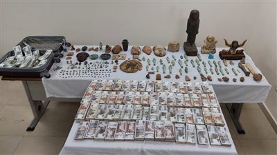 حاولوا بيع 201 قطعة.. حبس 3 متهمين بالاتجار في الآثار بحدائق الأهرام