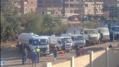 اصطفاف معدات الوحدة المحلية لمجابهة الأزمات بدسوق ومحافظ كفر الشيخ: المحاكاة رسالة اطمئنان