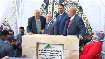 نقيب المهندسين يضع حجر الأساس لمقر النقابة الفرعية بالأقصر 