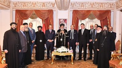 البابا تواضروس الثاني يلتقي مستشاري المحكمة الاقتصادية بالإسكندرية