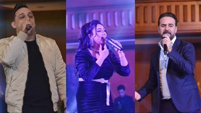 وائل جسار ورضا البحراوي وآية عبد الله يحيون حفل رأس السنة 2023 في مدينة نصر