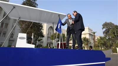 الرئيس السيسي يتفقد مراكب الصيد الحديثة 