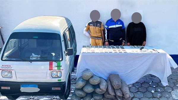 المتهمين والمضبوطات