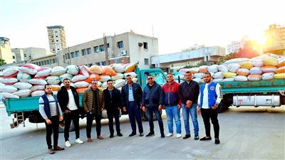 بغرض الاحتكار.. ضبط 15 طن أرز شعير داخل مخزن بالبحيرة