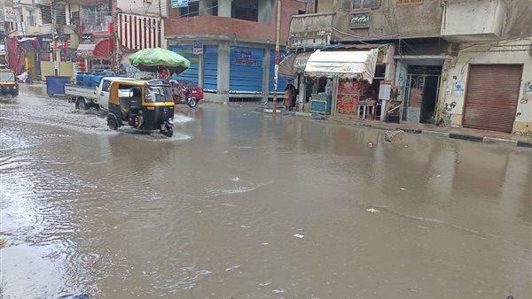 سقوط أمطار غزيرة