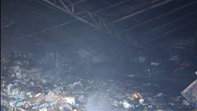 إصابة شخصين في حريق بمجمع خردوات بكفر الشيخ 