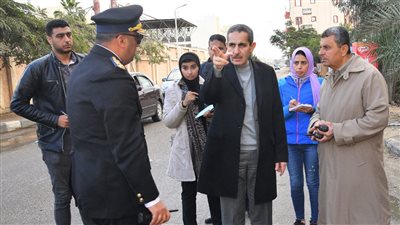 محافظ الغربية يتابع رفع مياه الأمطار في طنطا | صور