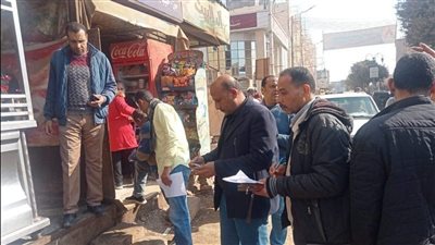 حملة مكبرة لرفع الإشغالات بالشوارع الرئيسية في مركز ديرمواس بالمنيا