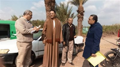 رفع إحداثيات المواقع المقترحة لإقامة مشروعات خدمية بقرى الفشن ببني سويف 