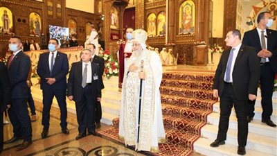 البابا تواضروس الثاني يستقبل كبار رجال الدولة بكاتدرائية ميلاد السيد المسيح بالعاصمة الإدارية