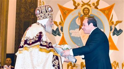 البابا تواضروس الثاني يهنئ الرئيس السيسي بعيد الأضحى